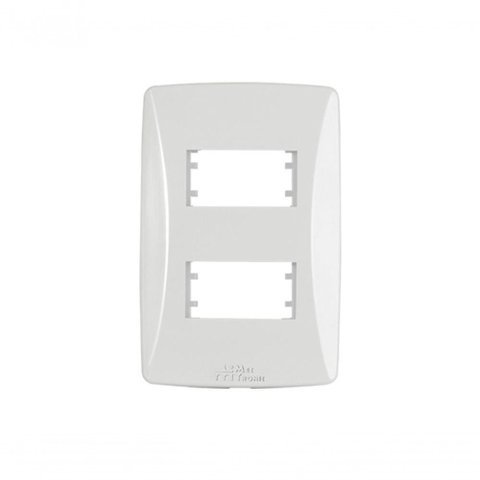 Modulo Petra Placa 4x2 2 Mod Dist Horiz 82004 C/10pcs