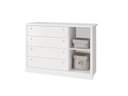 Ver imagem 2 de Cômoda de Bebê com 1 Porta e 4 Gavetas Bonny Branco Fosco Reller
