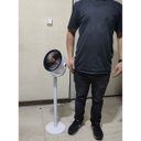 Ver imagem 4 de Ventilador de Chao Mesa Vertical 5 Velocidades Aromaterapia Usb Bateria Recarregavel Altura Ajustave