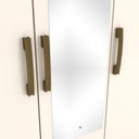 Ver imagem 6 de Guarda Roupa Casal com Espelho 5 Portas 4 Gavetas Alba Henn