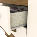 Ver imagem 5 de Guarda Roupa Casal com Espelho 5 Portas 4 Gavetas Alba Henn