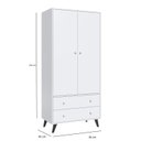 Ver imagem 4 de Quarto de Bebê Completo Berço com Guarda roupa 2 Portas 2 Gavetas Pipoca