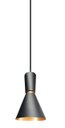 Ver imagem 1 de PENDENTE MALIBU CONE PRETO C/ COBRE Enerlux 5 Metros