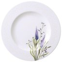 Ver imagem 1 de Jogo 12 Pratos Sobremesa 21cm Tramontina Lilla em Porcelana Decorada Cozinha Servir Padaria Torta
