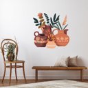 Ver imagem 1 de Adesivo de Parede -Vasos de Barro Dekalque Adesivo Adesivo de Parede Recortado 95x95