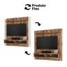 Painel Para Tv Até 42 Polegadas Rústico Off White Flex Bellona Shop Jm - 3