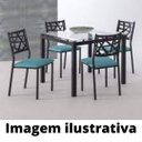 Ver imagem 3 de Kit 4 cadeiras Eliza-Assento corino preto-GatMagazine