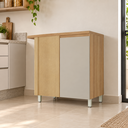 Ver imagem 1 de Balcão Canto 1 Porta Nesher Rainha 92x52cm 100 MDF