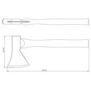 Ver imagem 2 de Machadinha de Unha 600 G Tramontina com Cabo de Madeira Tramontina