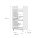 Ver imagem 3 de Carrinho Organizador Multiuso CO240 