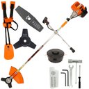 Ver imagem 1 de Roçadeira Profissional Vulcan Vr620h 2T 62cc 3hp Com Kit de Ferramentas + Lâmina Facão