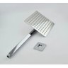 Ducha Chuveiro 20x20 Slim Inox com Braço 40cm Solar Gas - 6