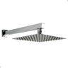 Ducha Chuveiro 20x20 Slim Inox com Braço 40cm Solar Gas - 7