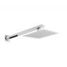 Ducha Chuveiro 20x20 Slim Inox com Braço 40cm Solar Gas - 1