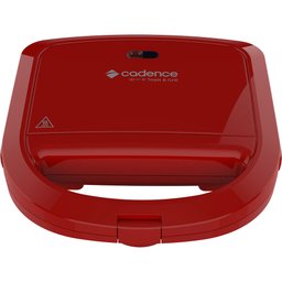 Sanduicheira Cadence Toast & Grill Vermelha - 127V - 4