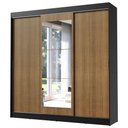 Ver imagem 2 de Guarda-roupa Casal Madesa Istambul 3 Portas de Correr com Espelho 3 Gavetas
