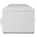 Ver imagem 7 de Kit Cabeceira Cama Box Casal 140cm com Calçadeira Recamier Baú Dália W01 Facto Branco - Lyam