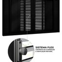 Ver imagem 4 de Janela de Alumínio Veneziana Flex 4 Folhas Móveis e 2 Fixas 100x150cm Lucasa Eccellente Preto