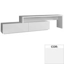 Ver imagem 1 de Rack Veneza Univ Extensível 164 Cm a 300 Cm Laca Branca Acetinada