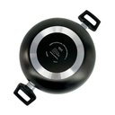 Ver imagem 2 de Panela Frigideira Caçarola Tampa de Vidro Wok 24 Cm Antiaderente Alumínio - Cobre