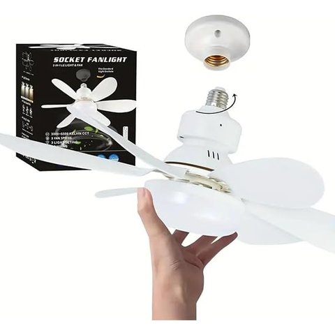 Lâmpada Ventilador de Teto Super Silencioso - 30w