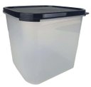 Ver imagem 2 de Modular Quadrado 4 Litros Transparente com Tampa Preta Tupperware