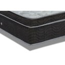 Ver imagem 3 de Cama Box Baú King: Colchão Molas Bonnel Ortobom Nanolastic Light + Base CRC Courano Black(186x198)