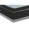 Cama Box Baú King: Colchão Molas Bonnel Ortobom Nanolastic Light + Base CRC Courano Black(186x198) - 3
