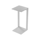 Ver imagem 3 de Mesa de Cabeceira Pequena 30x30x65cm Branca Quarto Sala