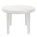 Ver imagem 1 de Mesa Plástica Desmontável Redonda ARQPLAST Branca