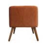 Poltrona Decorativa Lara Pés de Madeira Veludo Terracota - Sheep Estofados - Terracota - 4