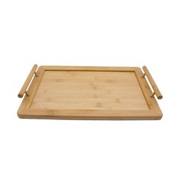 Bandeja de Bambu Oikos com Alça 35cm Retangular - 1