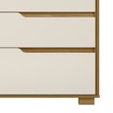 Ver imagem 6 de Cômoda para Quarto 8 Gavetas 147cm Parma M07 Freijó/off White - Mpozenato
