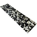 Ver imagem 2 de Tapete de Couro Marrom Café Malhado 0,60x2,50 sem Bordas