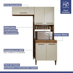 Cozinha Completa Blumenau 6 Portas Kaiki Móveis - 10