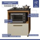 Ver mais imagens de Cozinha Completa Blumenau 6 Portas Kaiki Móveis