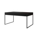 Ver imagem 2 de Mesa Industrial Caixote Filadélfia Tampo 120x75 Preto Base Ferro Preto