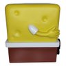 Mesa de Cabeceira Infantil Tema Bob Esponja Calça Quadrada - Amarelo - 10