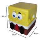 Ver imagem 2 de Mesa de Cabeceira Infantil Tema Bob Esponja Calça Quadrada - Amarelo