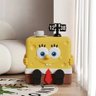 Mesa de Cabeceira Infantil Tema Bob Esponja Calça Quadrada - Amarelo - 8