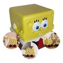 Ver imagem 3 de Mesa de Cabeceira Infantil Tema Bob Esponja Calça Quadrada - Amarelo