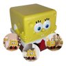 Mesa de Cabeceira Infantil Tema Bob Esponja Calça Quadrada - Amarelo - 3