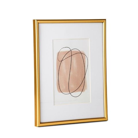 PORTA-RETRATO DOURADO PARA FOTOS 10X15CM 16742 - MART