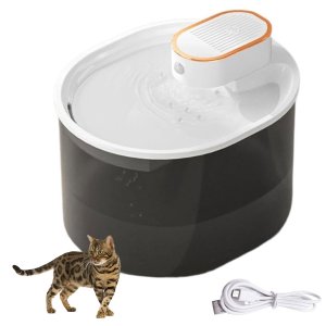 Bebedouro Fonte de Agua Gato Cao Cachorro Pet Sensor Movimento Presença Reservatorio 3 Litros Animal
