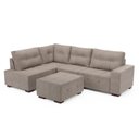 Ver imagem 2 de Sofá de Canto com Puff 8 Lugares 271cm Ipanema