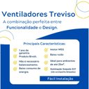 Ver imagem 5 de Ventilador de Teto Treviso Bali Branco com Chave de Parede Bivolt