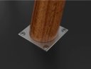 Ver imagem 3 de Mesa de Apoio Luna Preto Acetinado Patrimar
