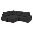 Ver imagem 5 de Sofá de Canto 8 Lugares com Chaise 2,71m Industrial Suede Ipanema Cinza