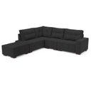 Ver imagem 6 de Sofá de Canto 8 Lugares com Chaise 2,71m Industrial Suede Ipanema Cinza