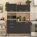 Ver imagem 1 de Armario De Cozinha 6 Portas 2 Gavetas Harmonia 